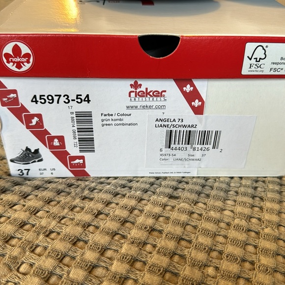 Rieker Angela 73 Liane/Schwarz size 37 - Picture 2 of 5